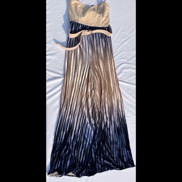 β¨ 5x HP β¨ Waterfalling β¨ Belted Velvet Jumpsuit β¨ - Picture 3 of 9